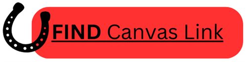 Horseshoe in a red box: Find canvas link